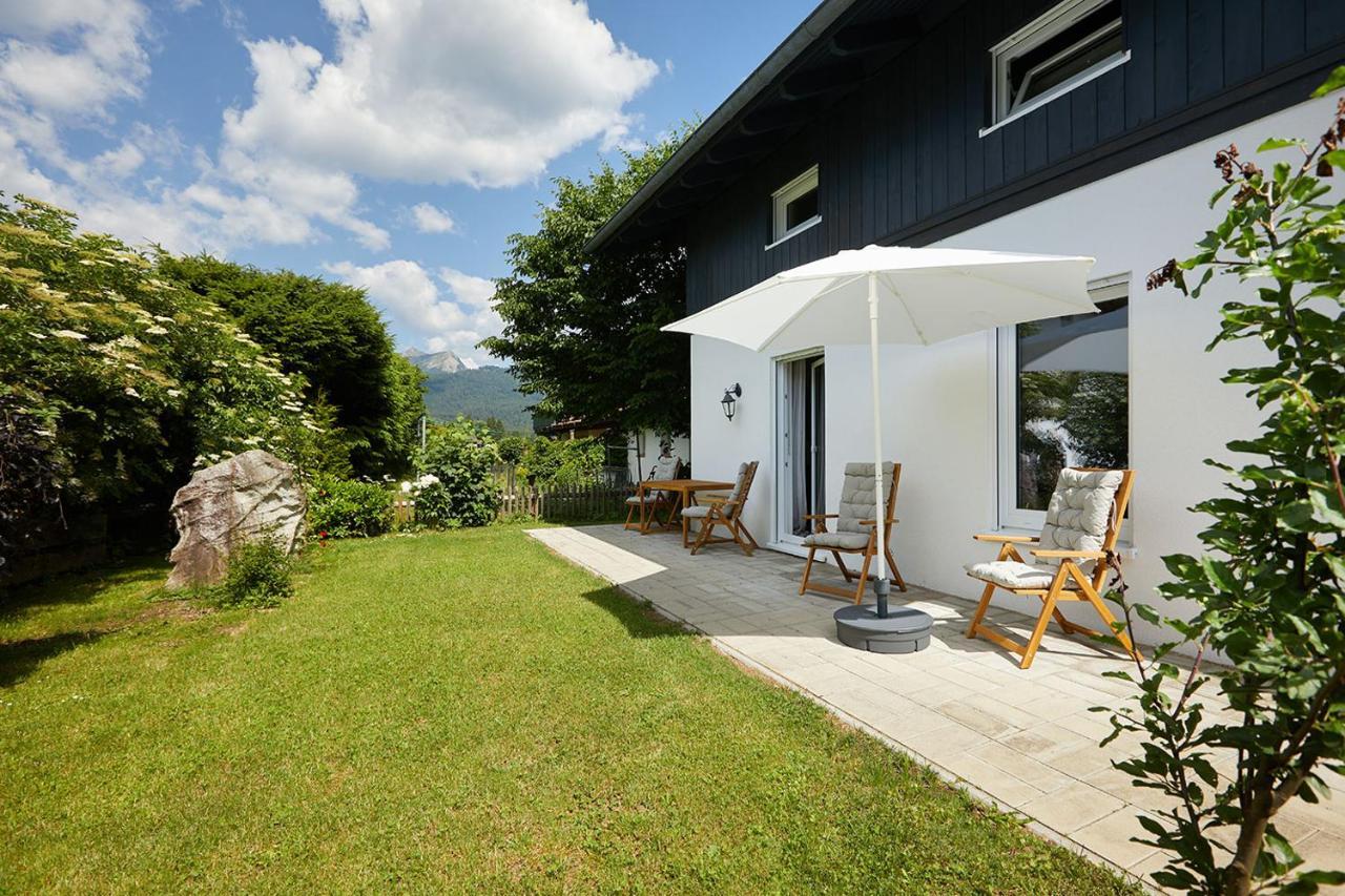 Ferienwohnung Zum Steingarten Krün Exteriör bild