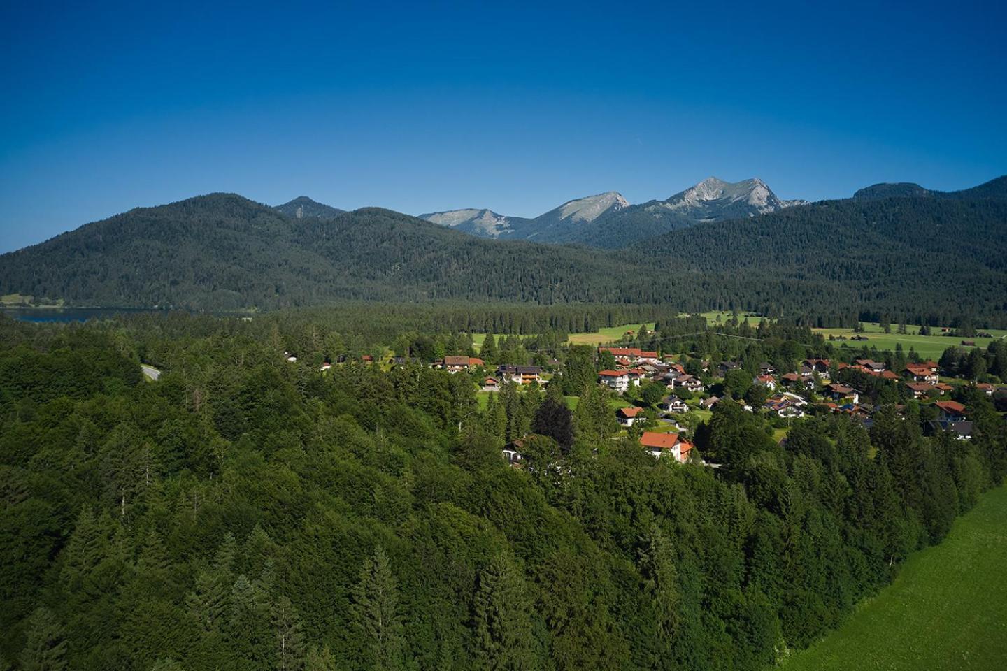 Ferienwohnung Zum Steingarten Krün Exteriör bild