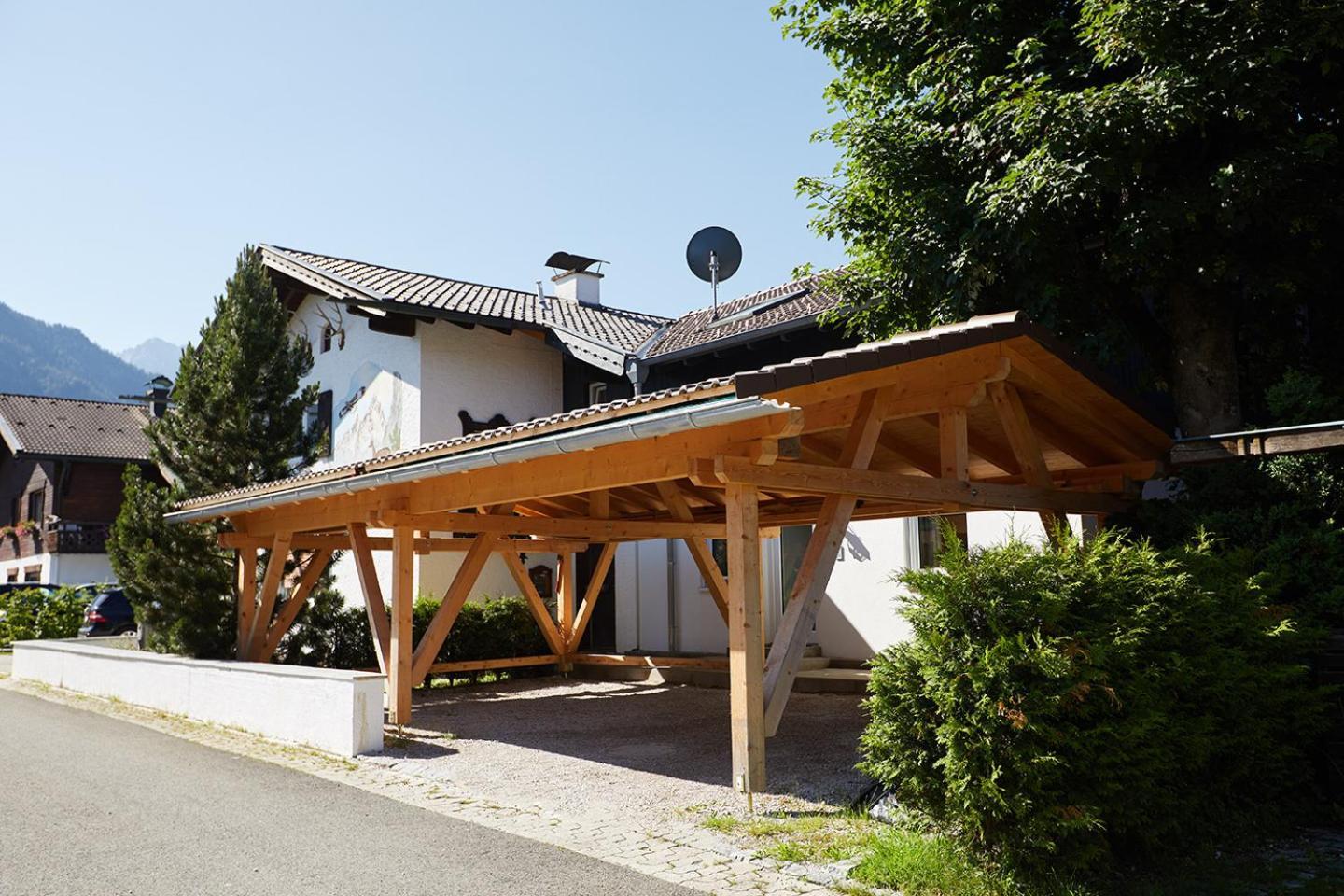 Ferienwohnung Zum Steingarten Krün Exteriör bild