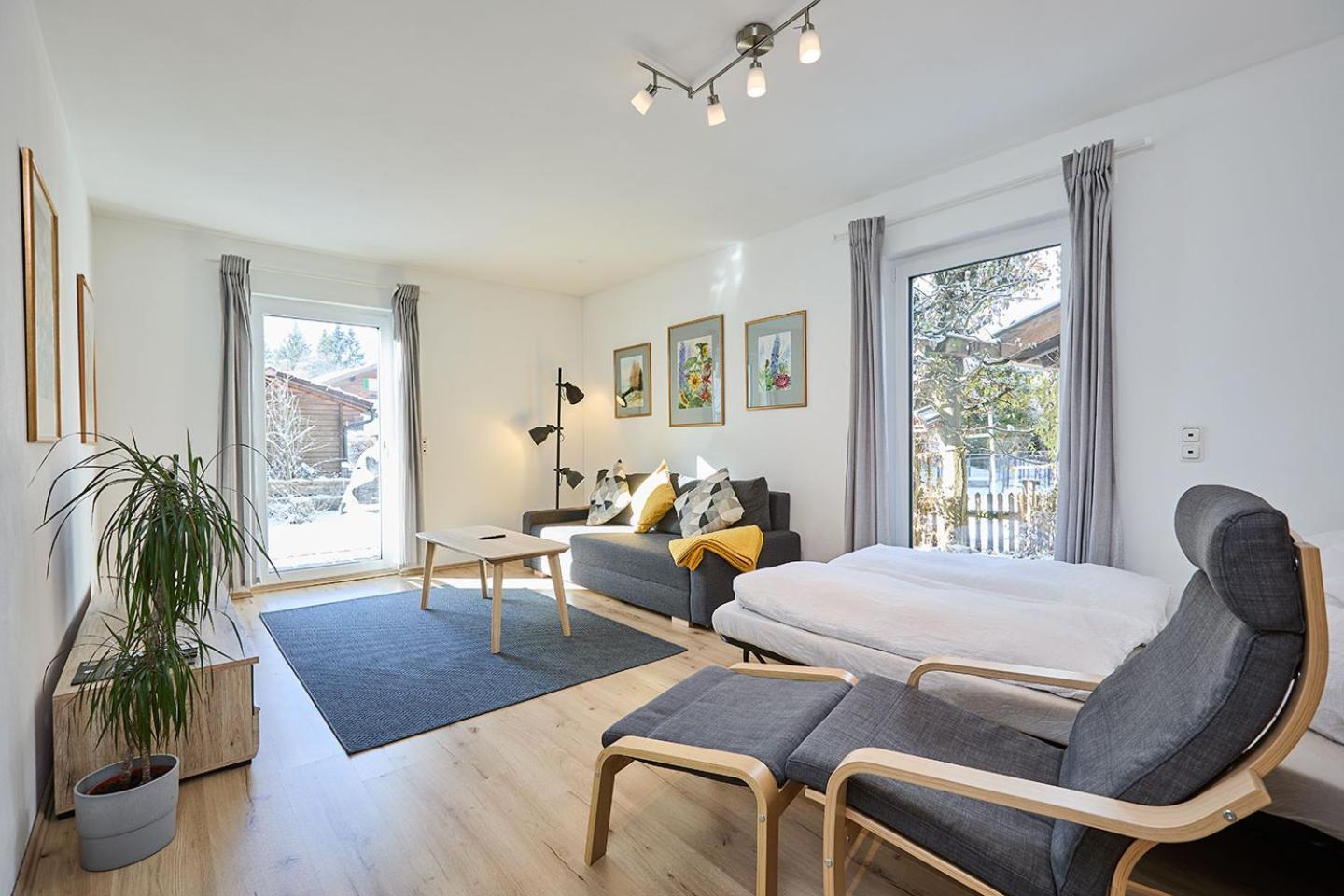 Ferienwohnung Zum Steingarten Krün Exteriör bild